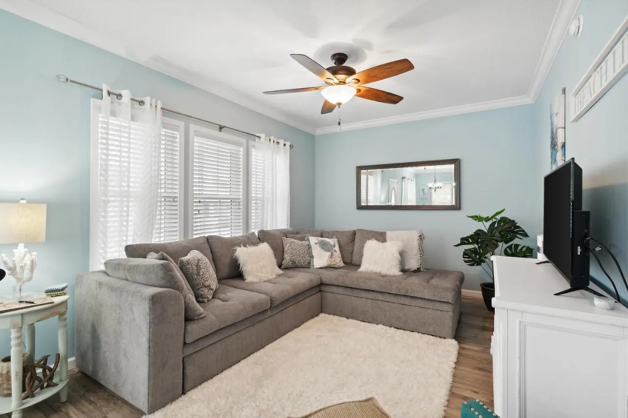 Seas The Day - Queen Bed - Bunk Beds Villa Panama City Beach