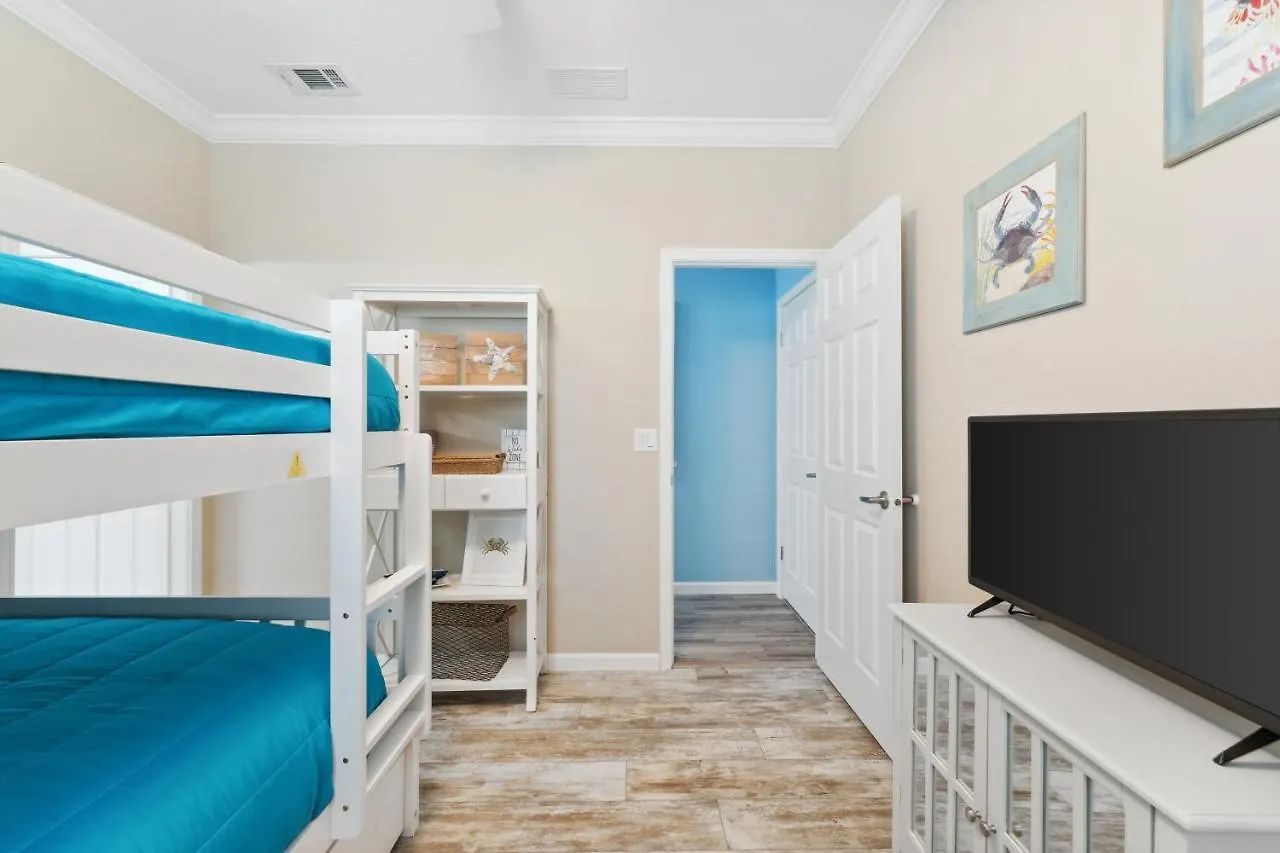 Seas The Day - Queen Bed - Bunk Beds Villa Panama City Beach