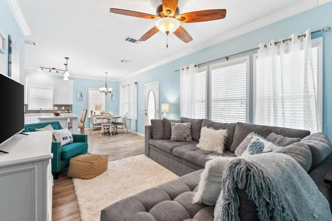 Seas The Day - Queen Bed - Bunk Beds Villa Panama City Beach Holiday home